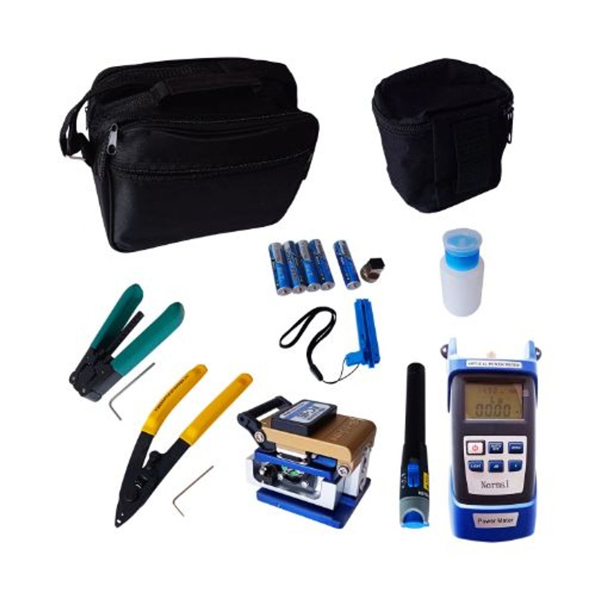 GENERICO - Kit de herramientas de fibra óptica FTTH con cuchilla