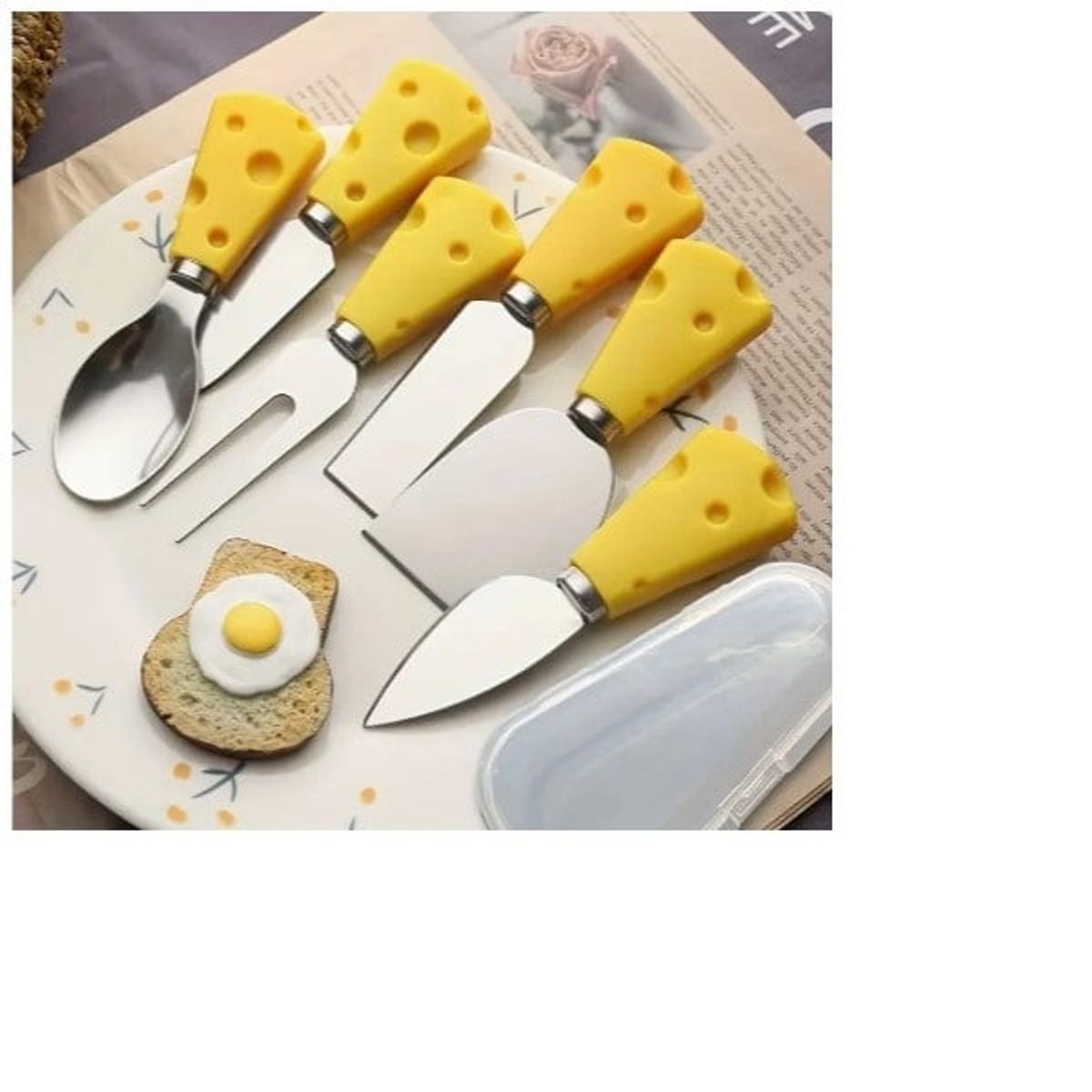 GENERICO - Set De Cuchillos Para Queso kawaii 3d