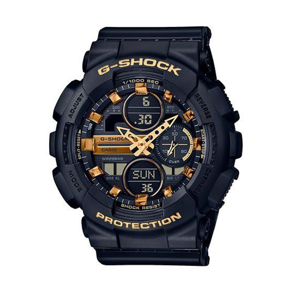 G-SHOCK - Reloj G-Shock negro GMA-S140M-1A