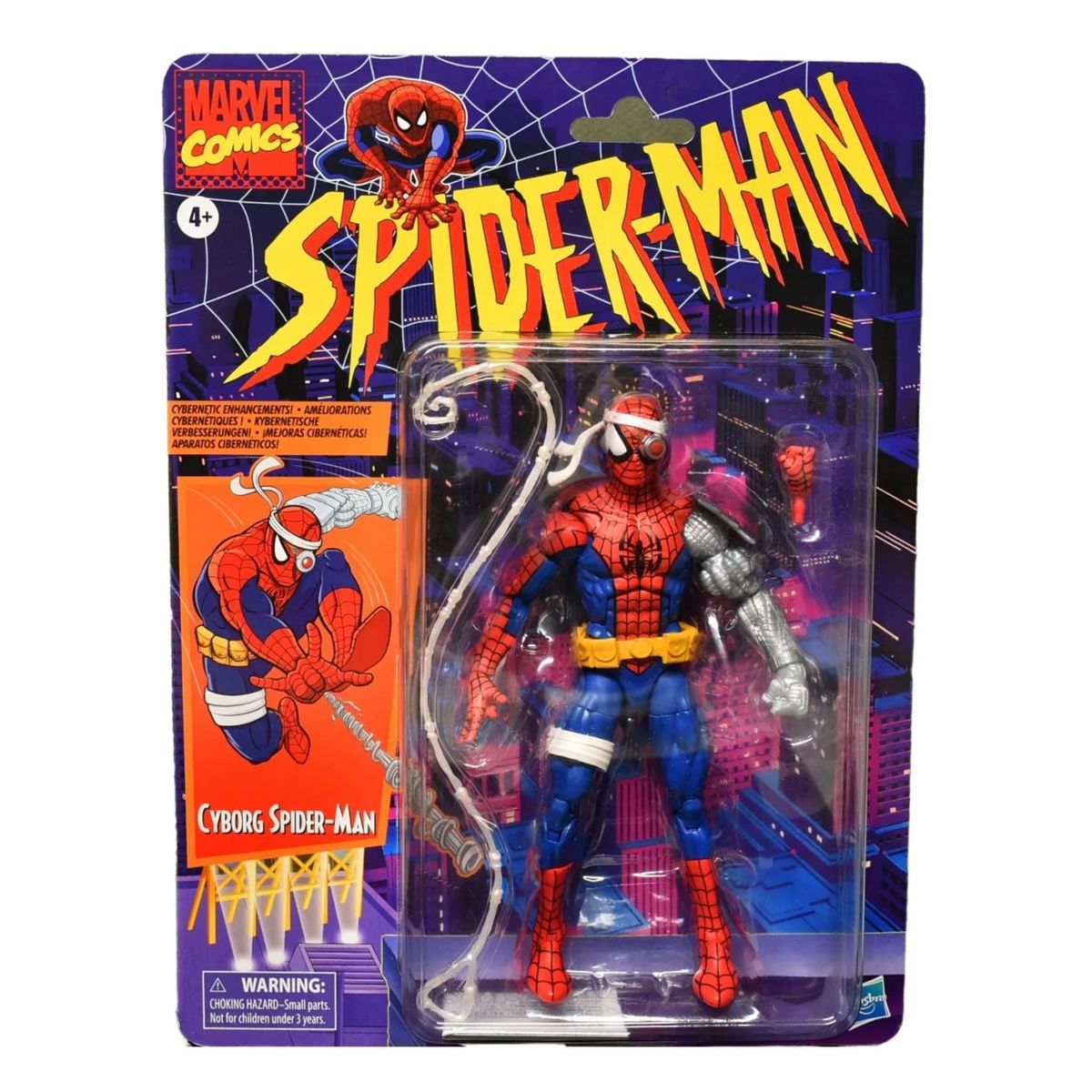 BANDAI - Spiderman Marvel Legends Retro Cyborg Spider-Man