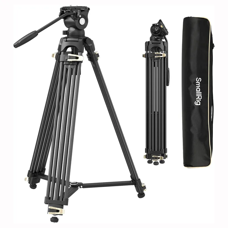 GENERICO - Trípode SmallRig AD-01S de Cabezal Fluido para Càmaras Hasta 6Kg