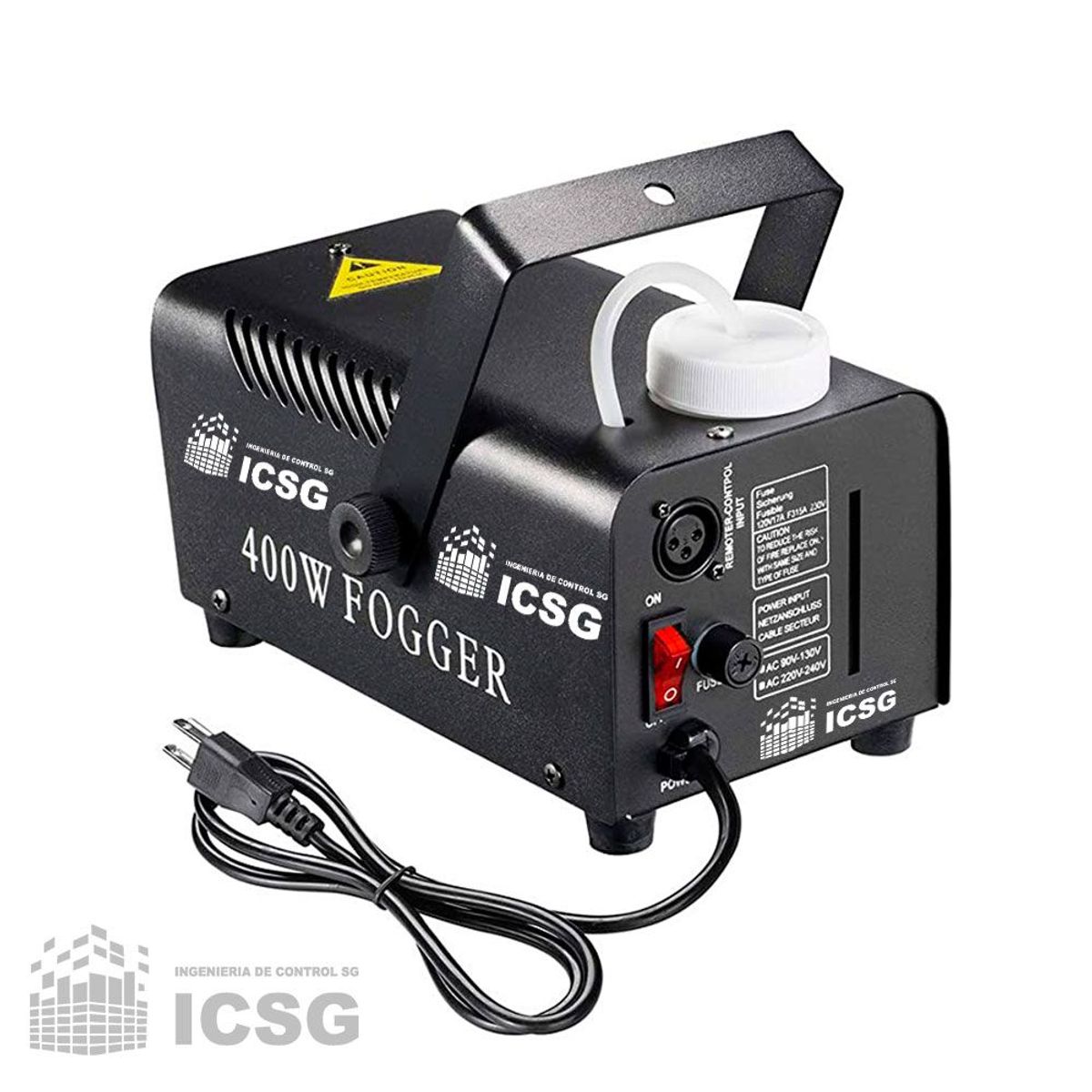 GENERICO - Maquina de humo de 400 watts con control para eventos, fiestas, bodas