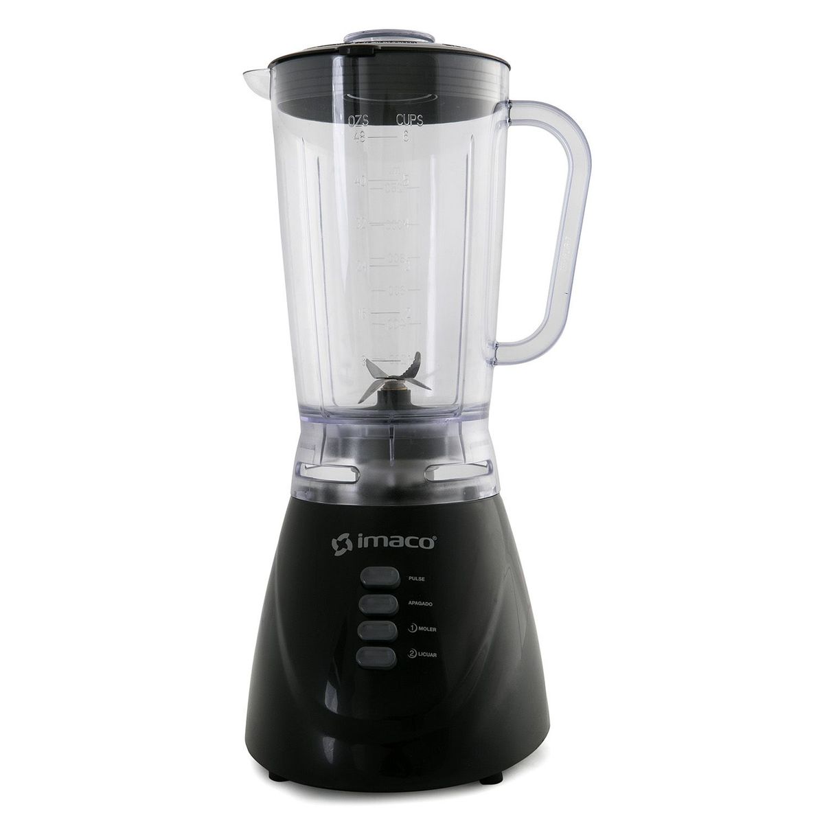 IMACO - Licuadora Imaco 125L cVaso Acrílico BL4125N  Negro