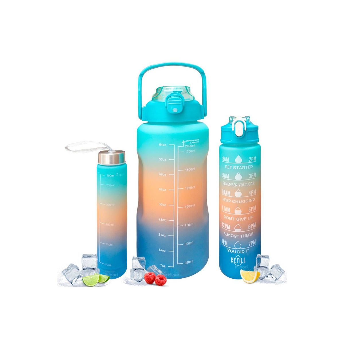 GENERICO - Tomatodo Motivacional 3 Piezas COLOR AL AZAR