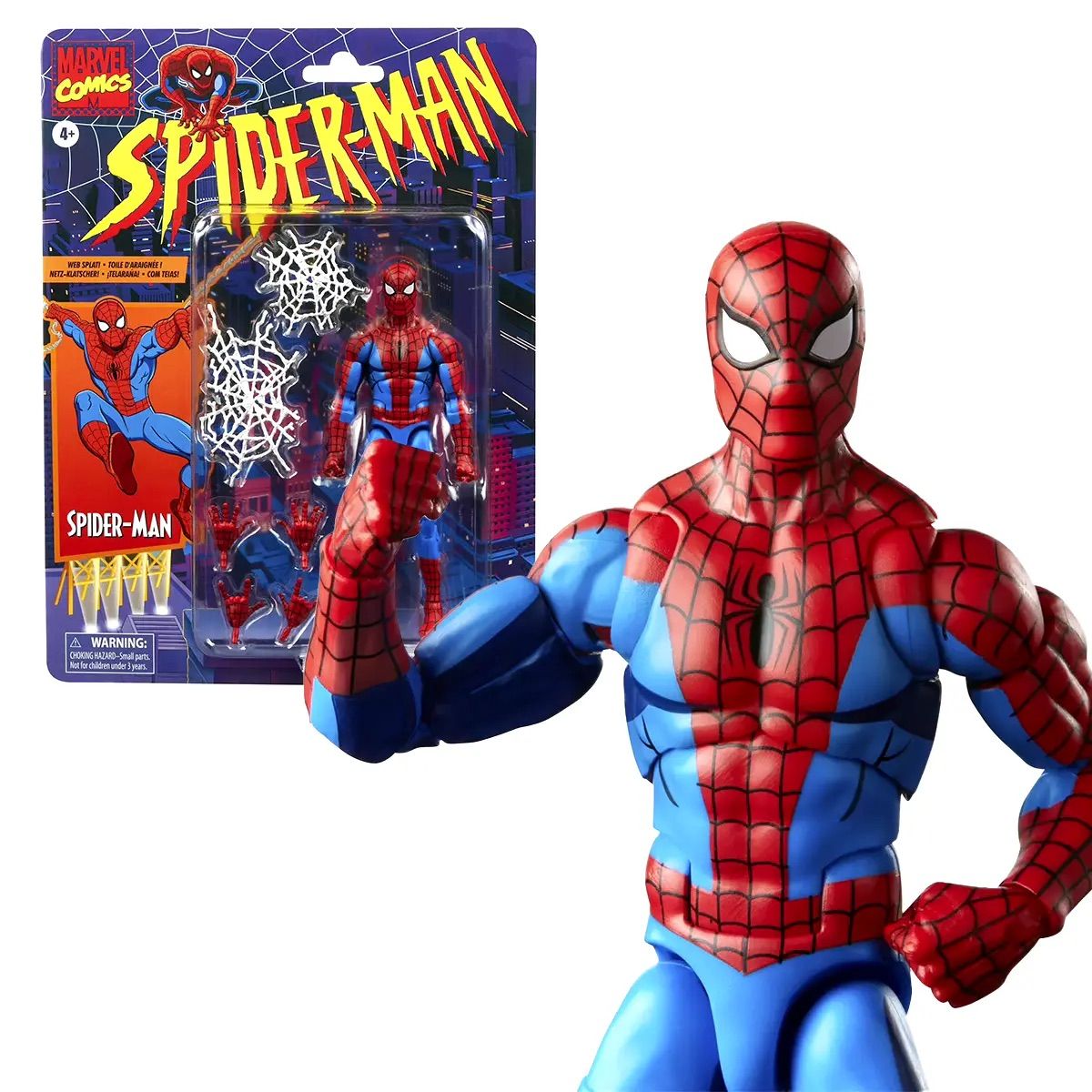 BANDAI - Figura Spiderman Marvel Legends Spider-Man Animated