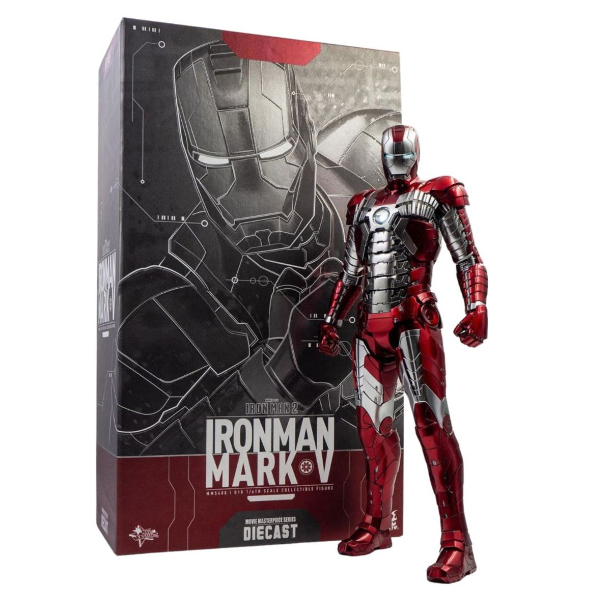 HOT TOYS - Iron Man Mark V Diecast Hot Toys