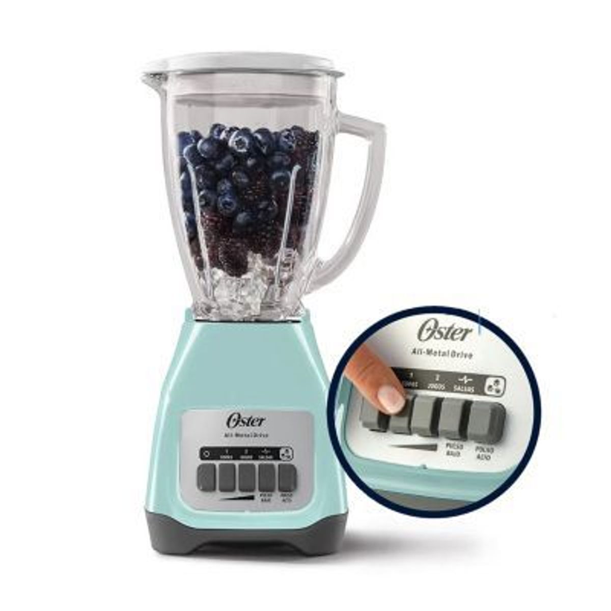 OSTER - Licuadora 2V más Pulso 1 25lt BLSTKAG-VPB