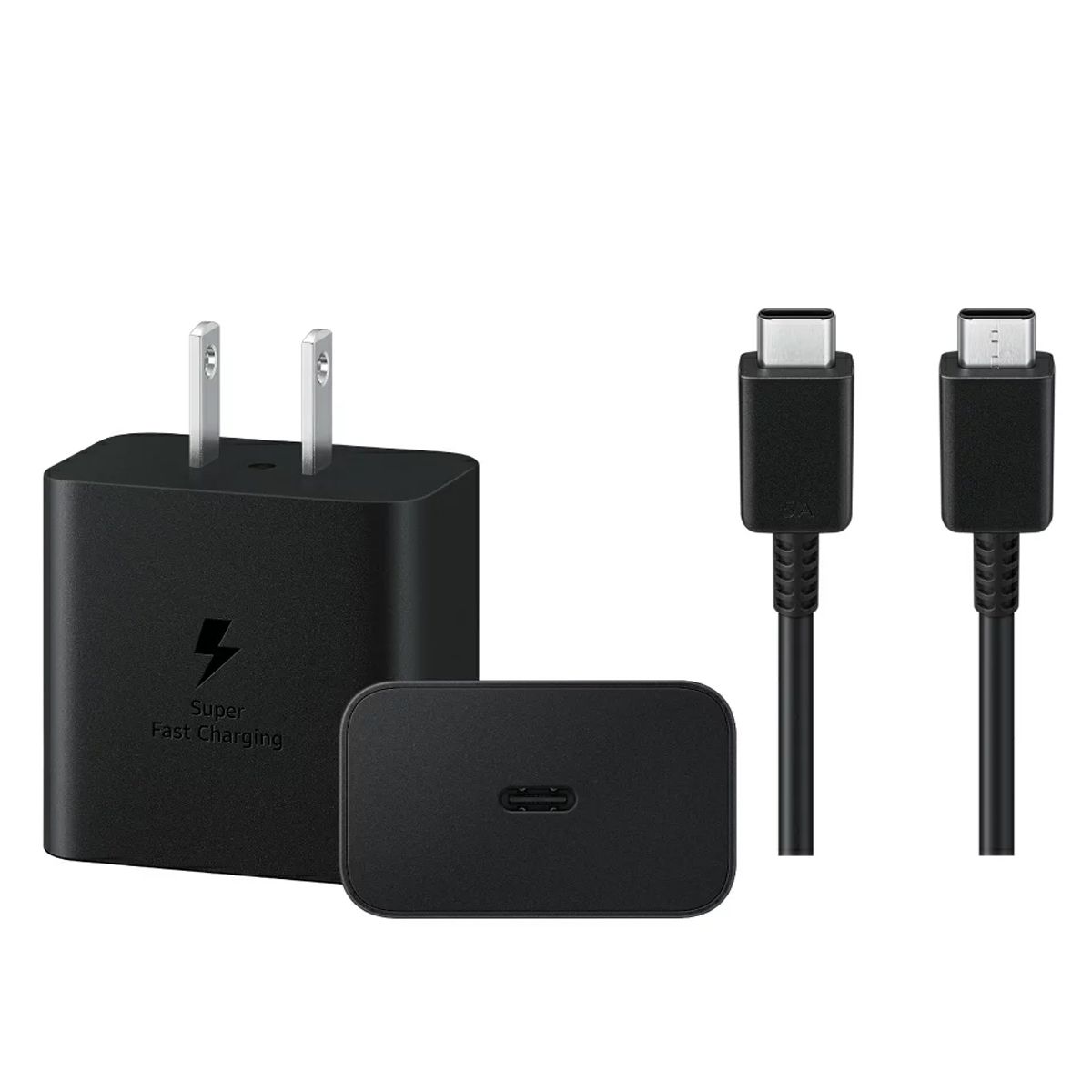 SAMSUNG - Cargador Samsung S24 Ultra de 45W Carga Rapida Tipo C Negro