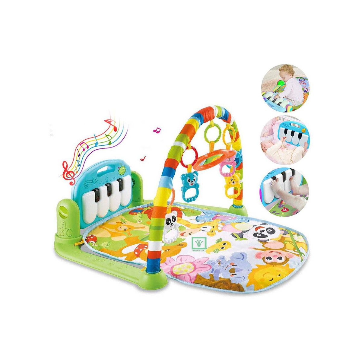 GENERICO - Gimnasio Para Bebés Con Piano Musical