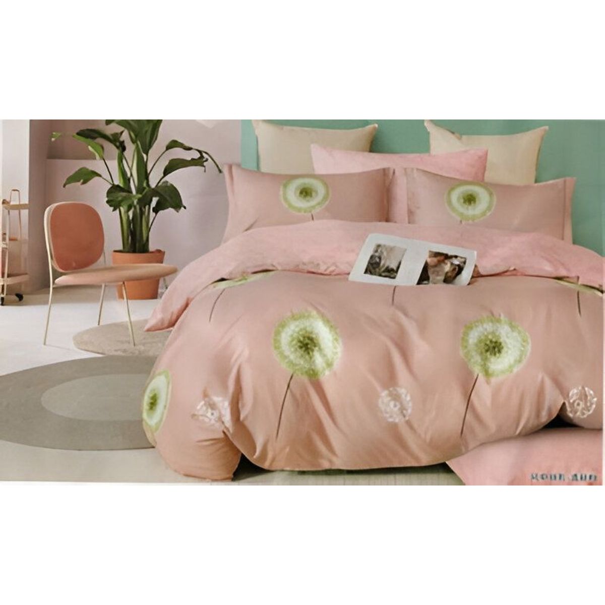 MINGDA - Set de Edredón QUEEN + Set de sabanas + Fundas  100% Calidad