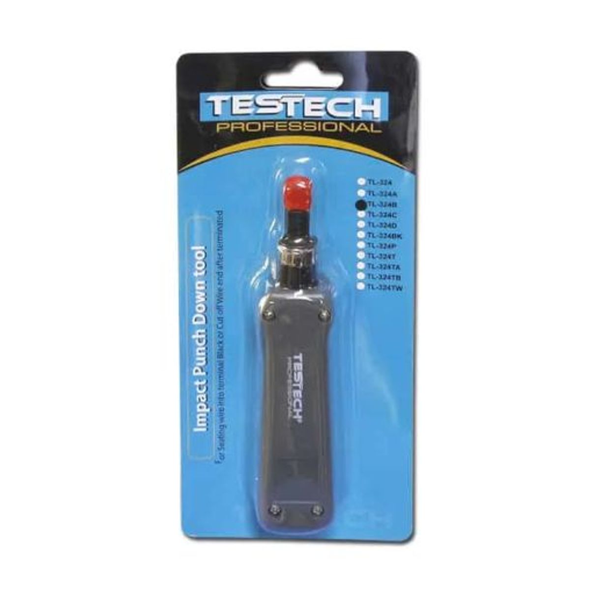 TESTECH - Ponchador de Impacto para Jack RJ45 TL-324B TESTECH