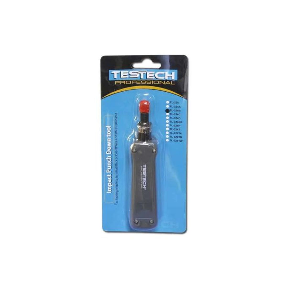 TESTECH - Ponchador de Impacto para Jack RJ45 TL-324B TESTECH