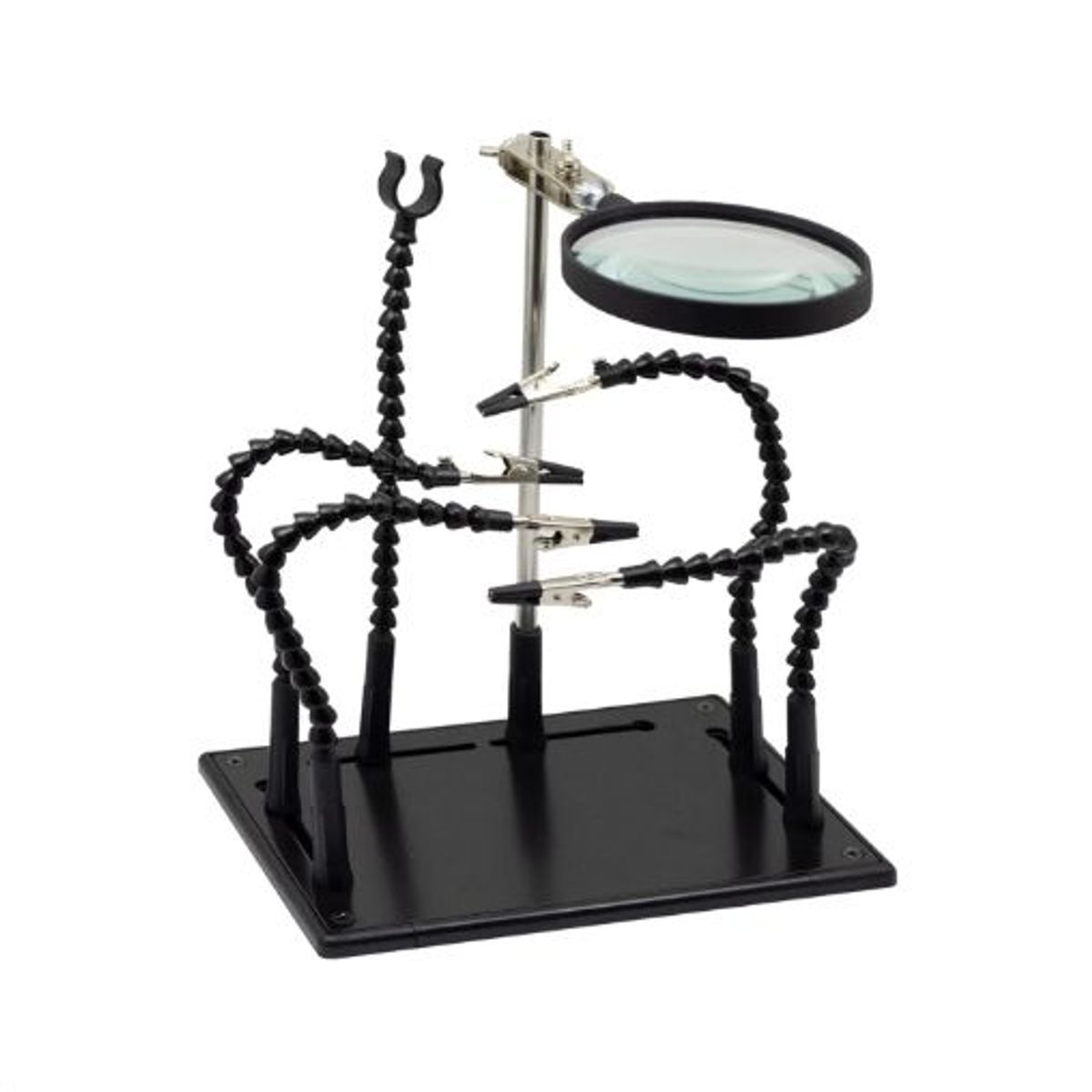 TAKEMA - Soporte para Soldar con Lupa y Pinzas LED ZD-11P-1 TAKEMA