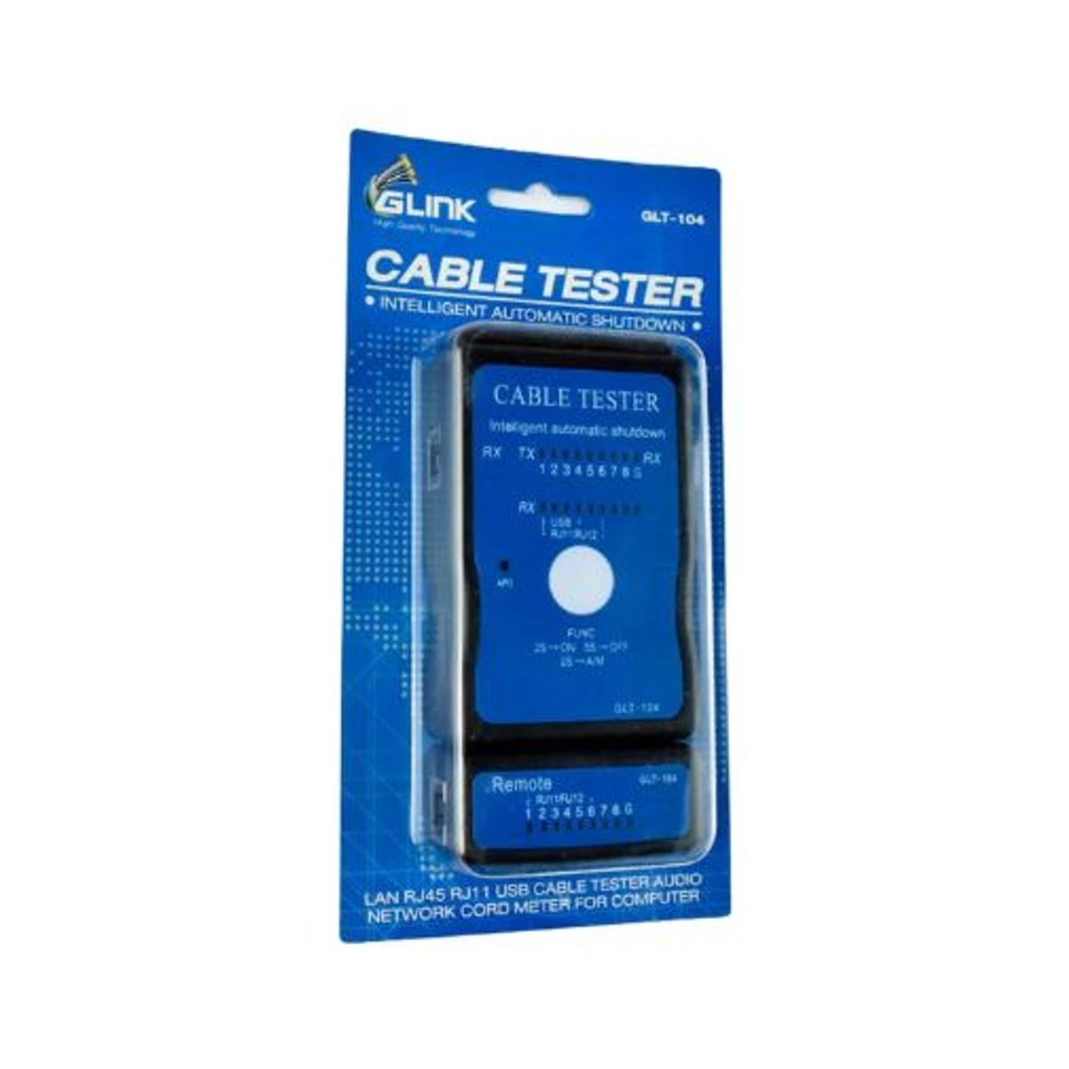 GENERICO - Testeador para Cable de Red RJ45 GLT-104 GLINK