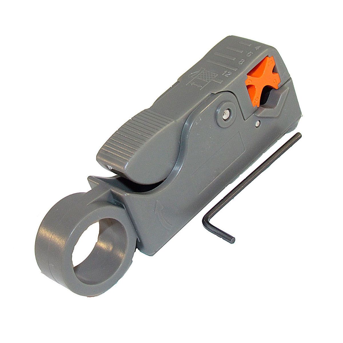 GENERICO - Pelacable coaxial giratorio con llave p RG58 RG5962