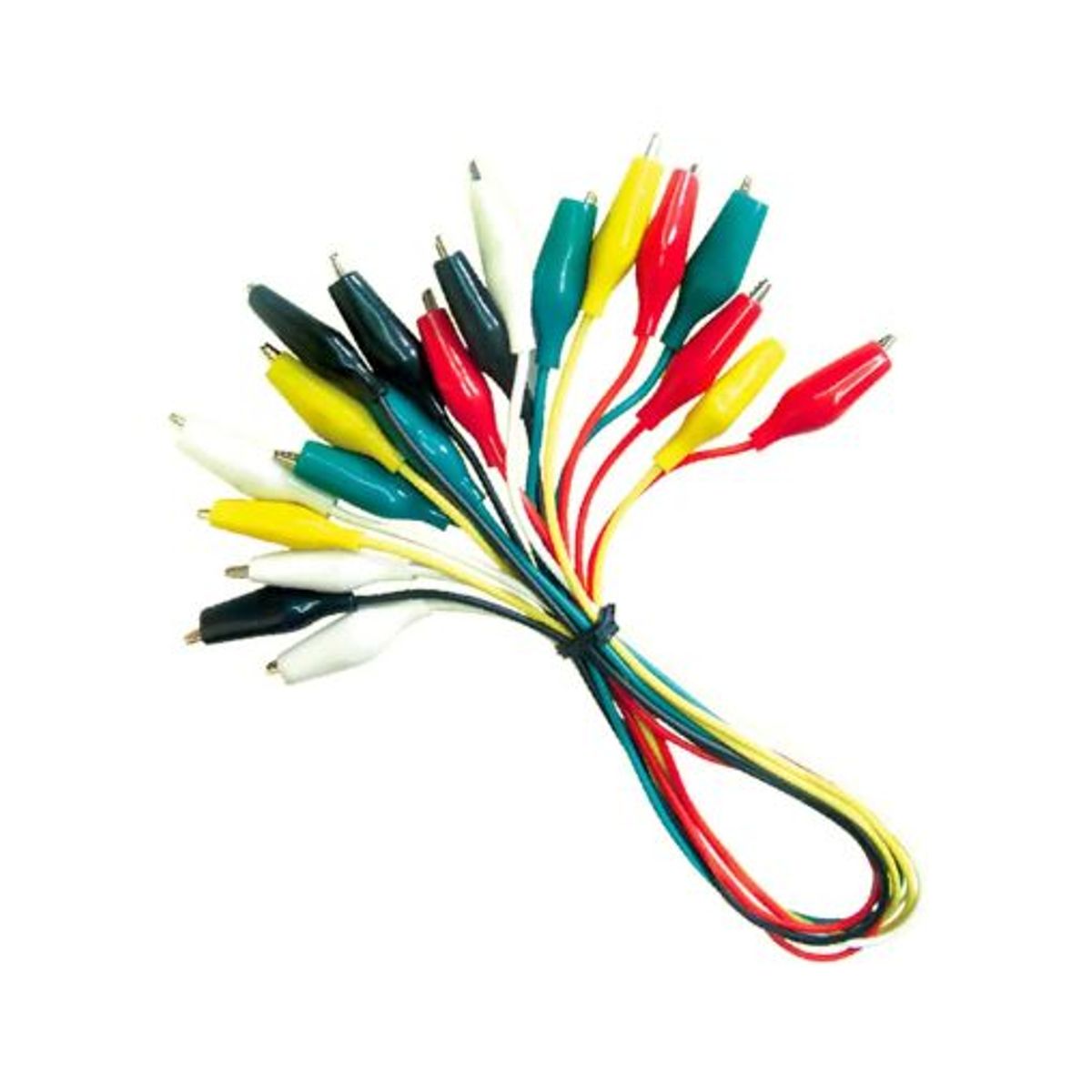 GENERICO - Set 10 Cables con cocodrilos NB-413