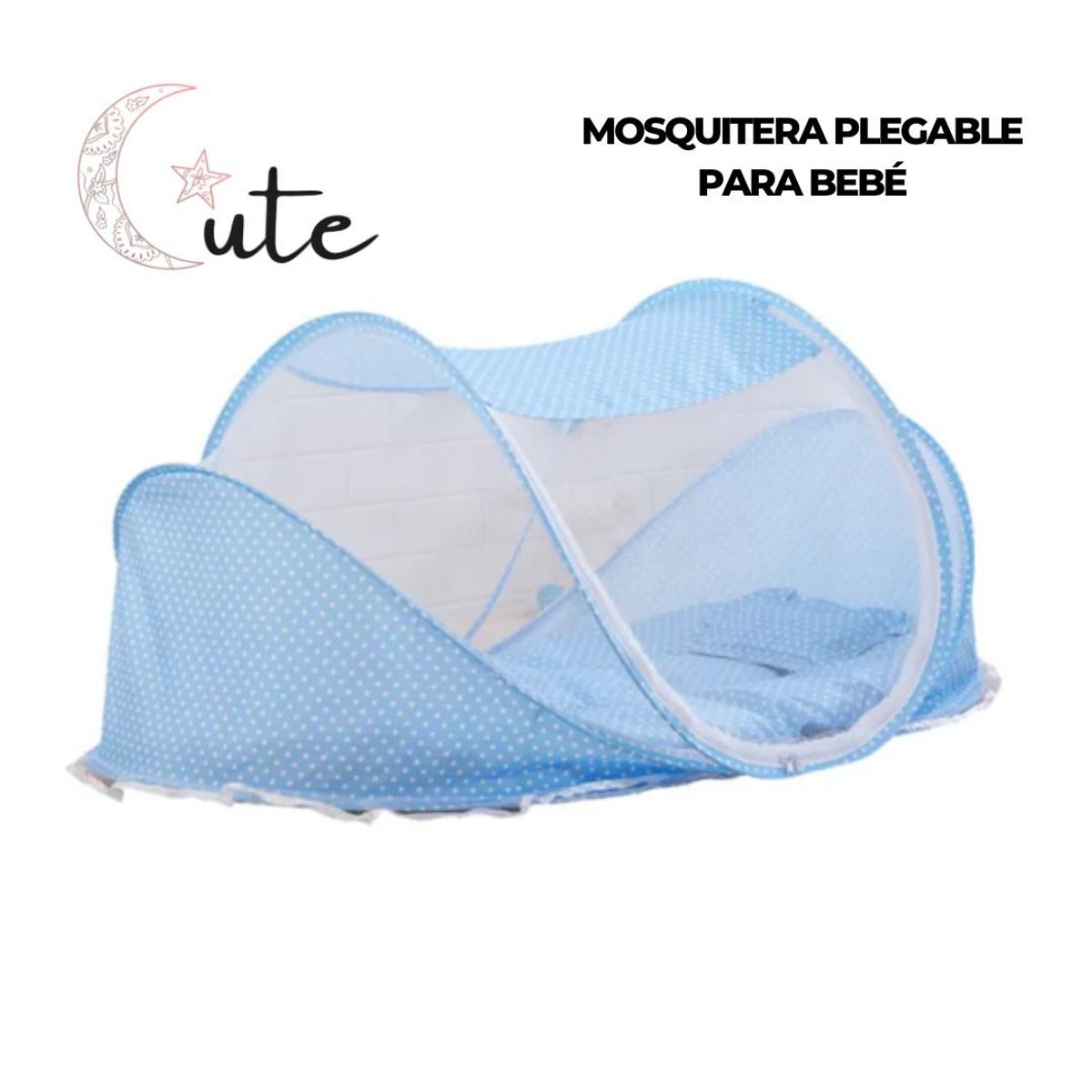 GENERICO - MOSQUITERO PLEGABLE PARA BEBÉ