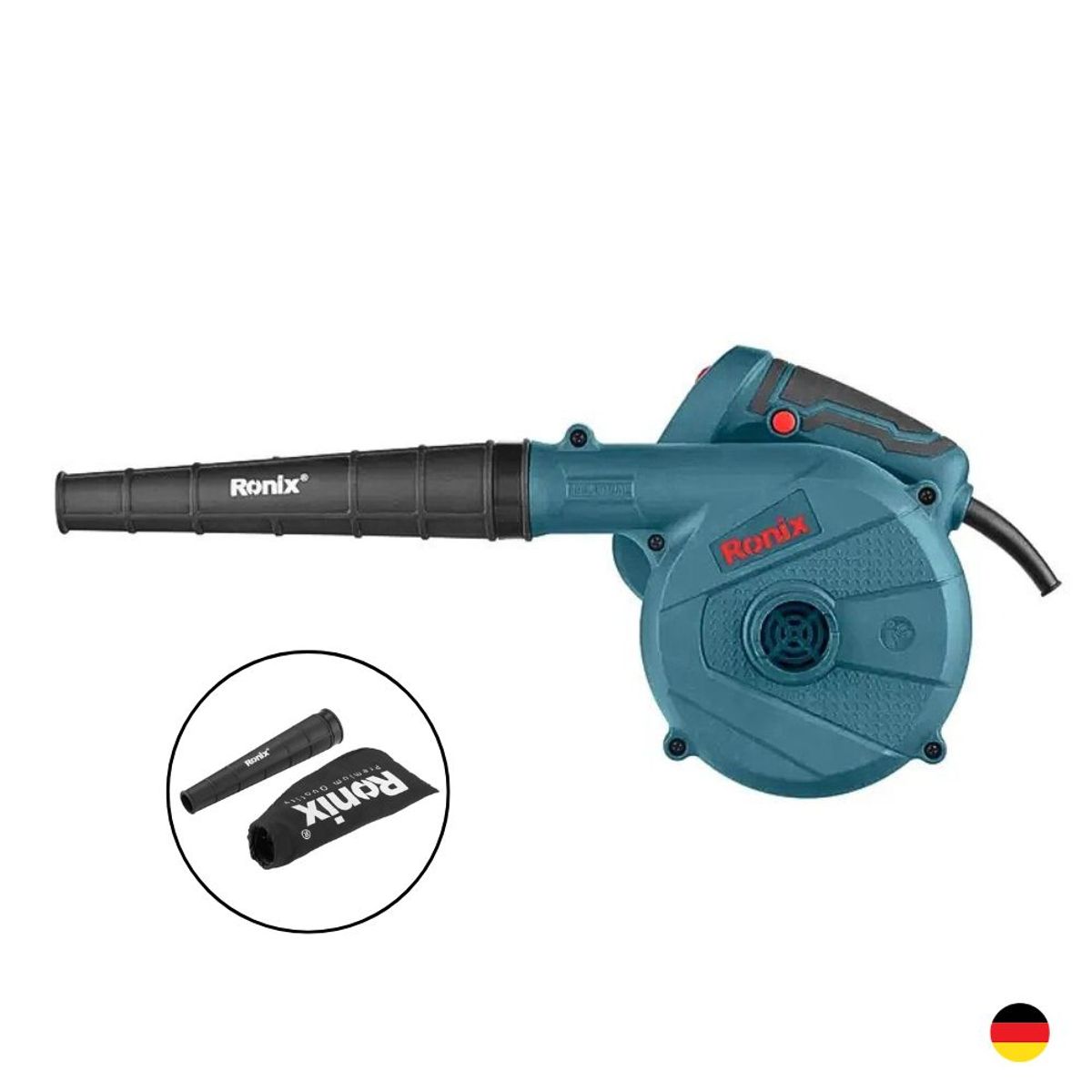 RONIX - Sopladora Aspiradora De Aire Industrial 600W RONIX 1209