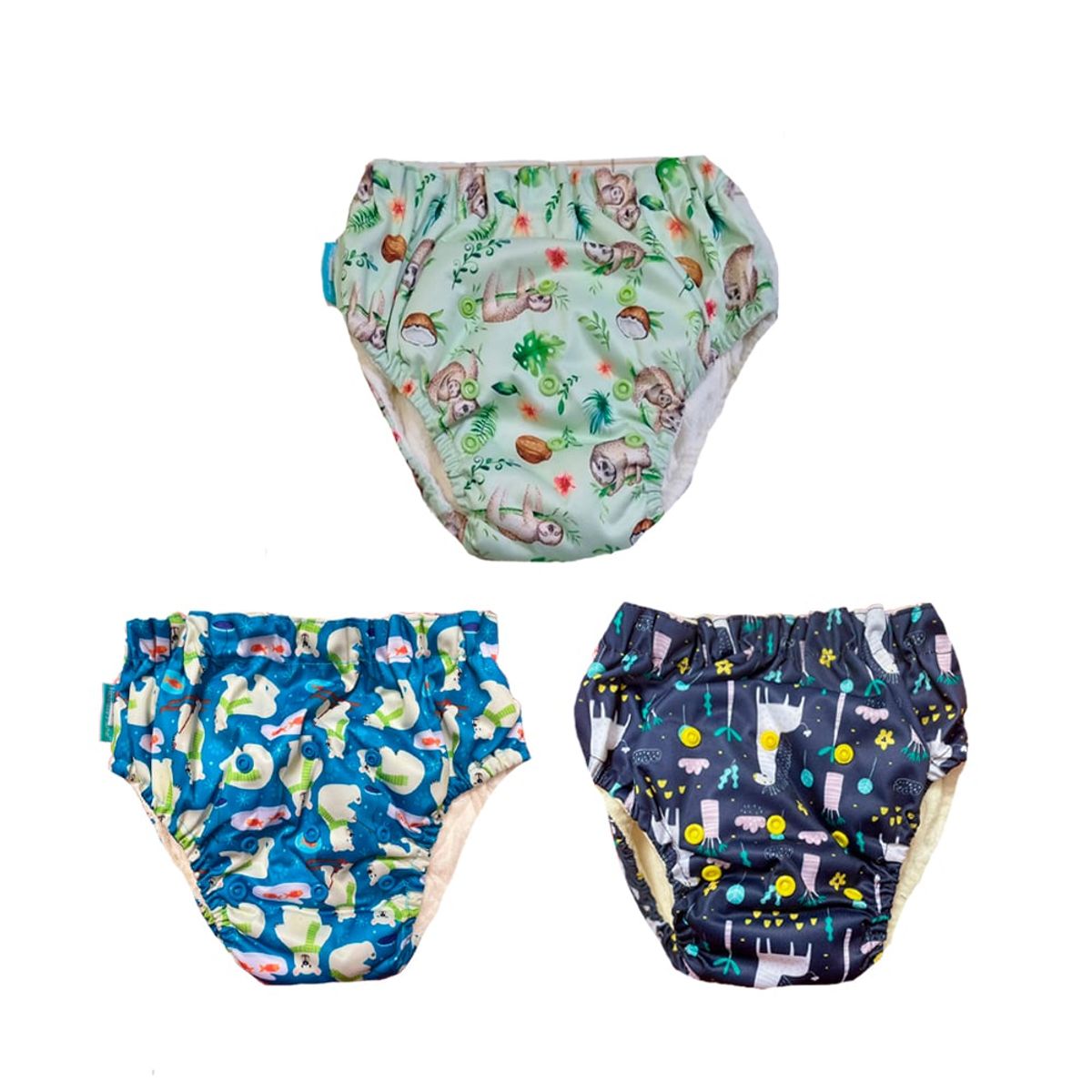 GENERICO - Pañal Ecológico Entrenamiento Bebe x 3 Unid (12 a 22 Kilos)