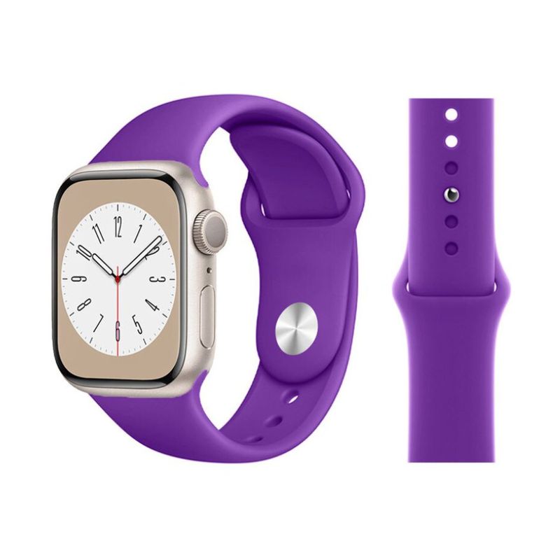OEM - Correa Silicona Apple Watch Morado 42-44-45-49mm