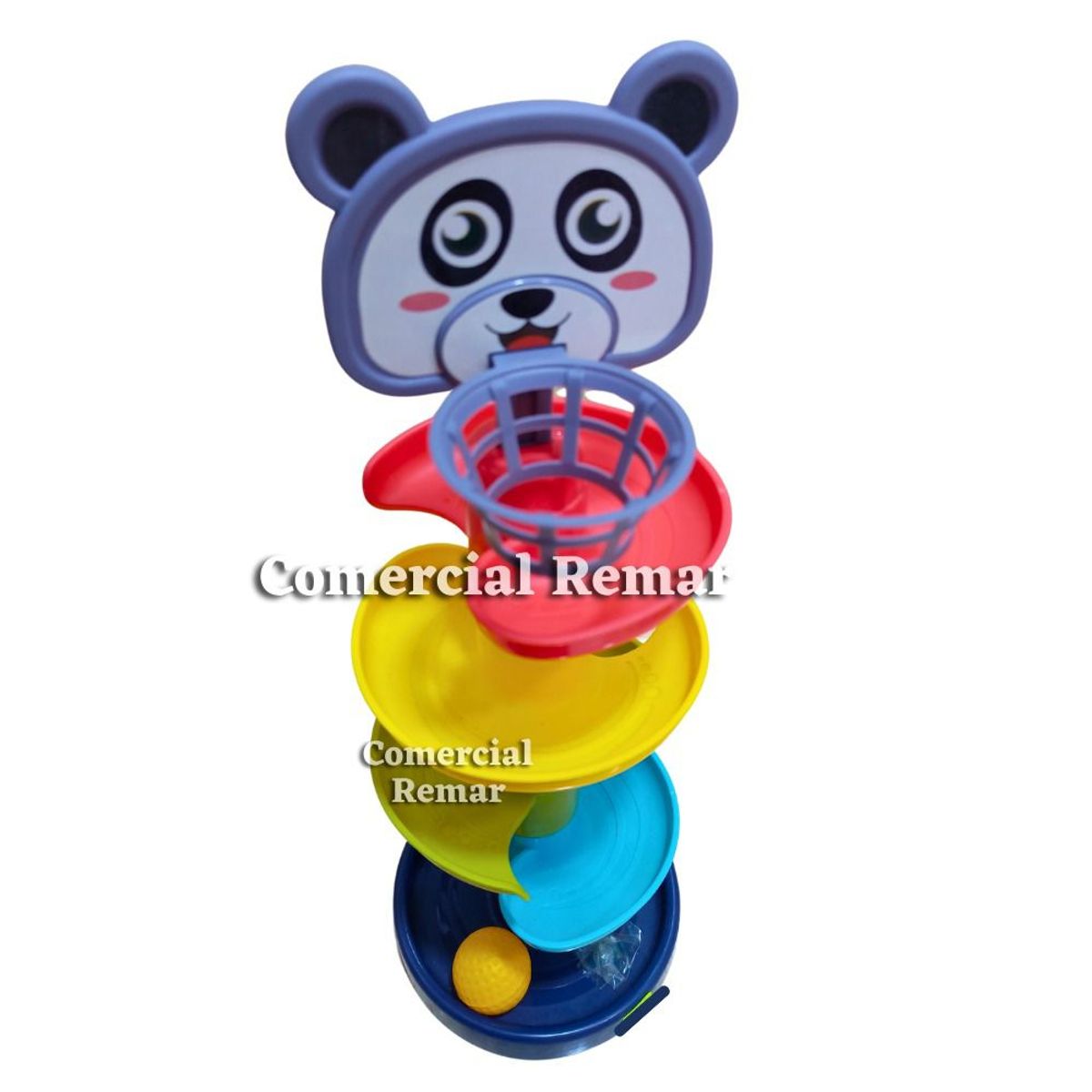 GENERICO - Tobogán para Encestar Pelotas 5 Pisos Juego Didáctico