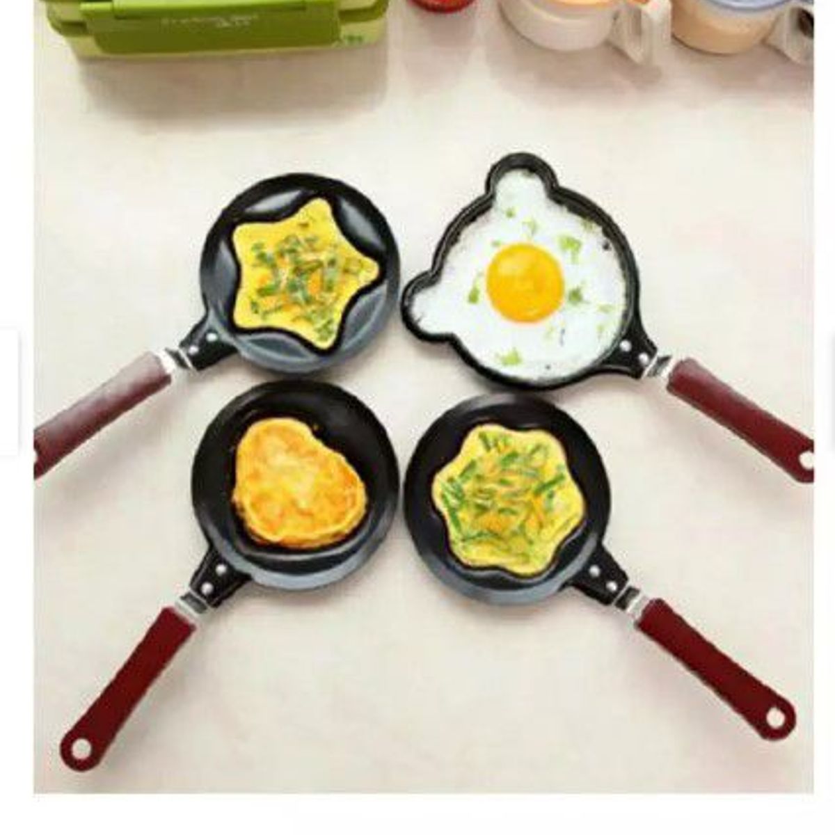 GENERICO - Sartén acero inoxidable molde  para huevos y pancakes