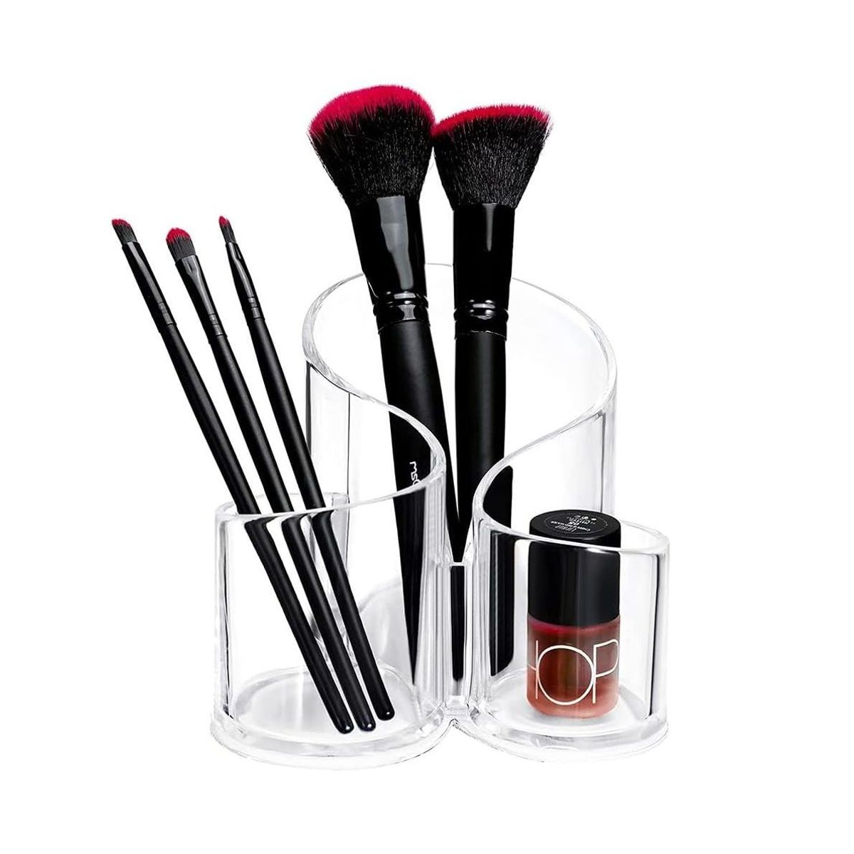 GENERICO - Organizador de maquillaje  Acrílico porta brochas y maquillaje