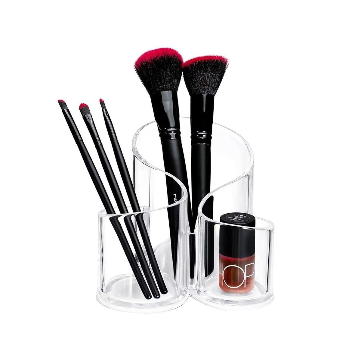 GENERICO - Organizador de maquillaje  Acrílico porta brochas y maquillaje