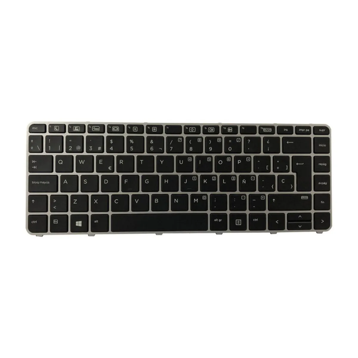 GENERICO - Teclado para Laptop Hp Folio 1040-G3 Retroiluminado