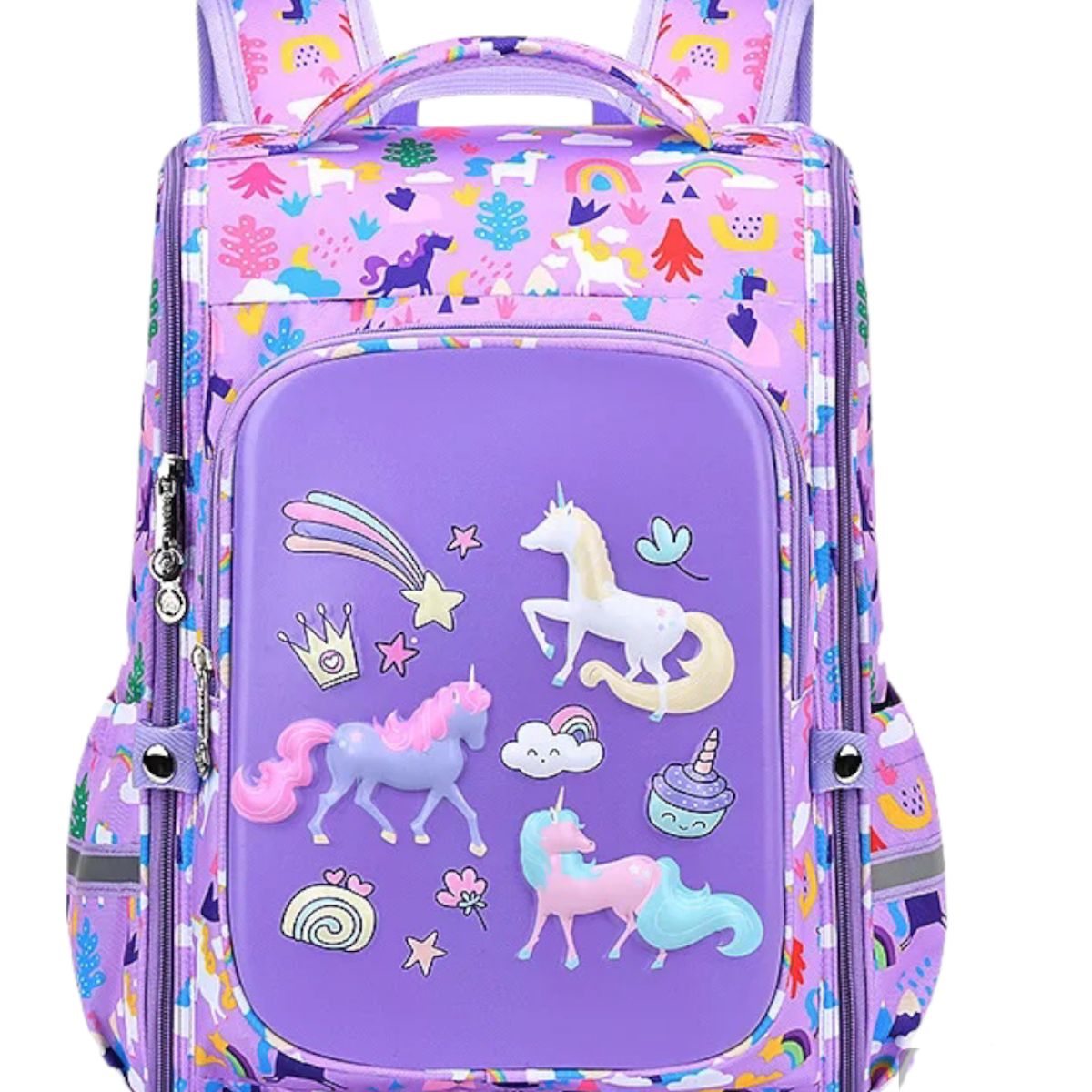 GENERICO - Mochila Escolar Grande para niños Unicornio 3D Impermeable