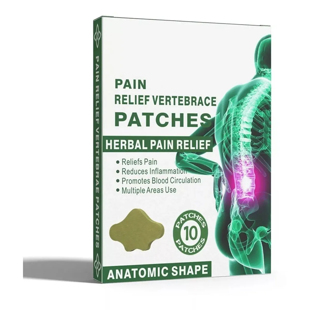 GENERICO - 50 Parches Corporales Para Aliviar Dolor Cuello Ciática