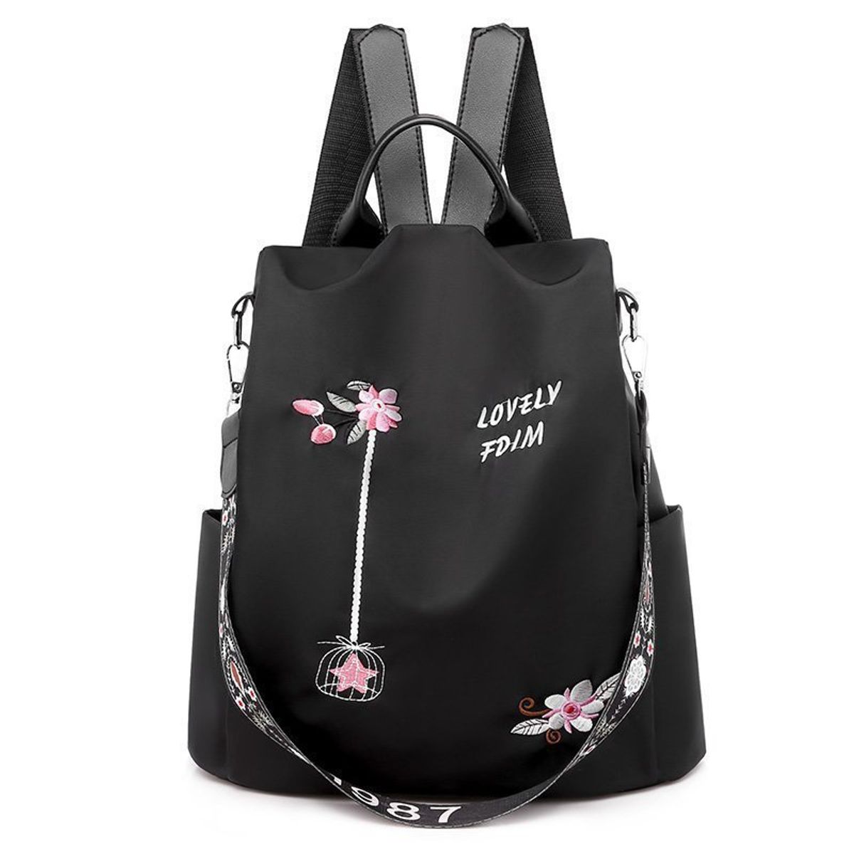 VATYERTY - Mochila impermeable simple Negra