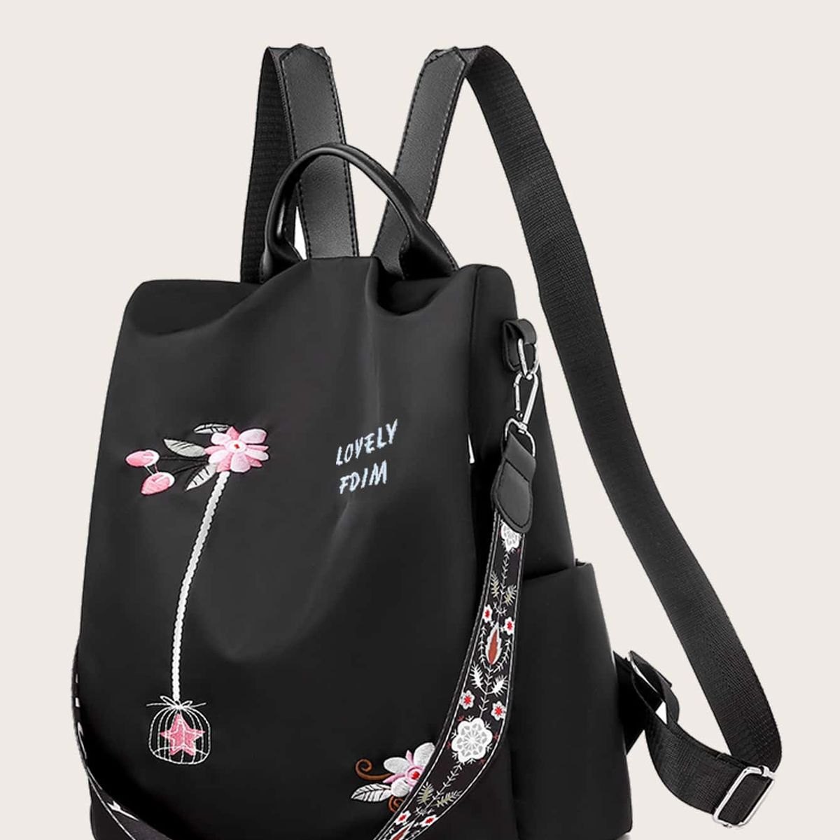 VATYERTY - Mochila impermeable simple Negra