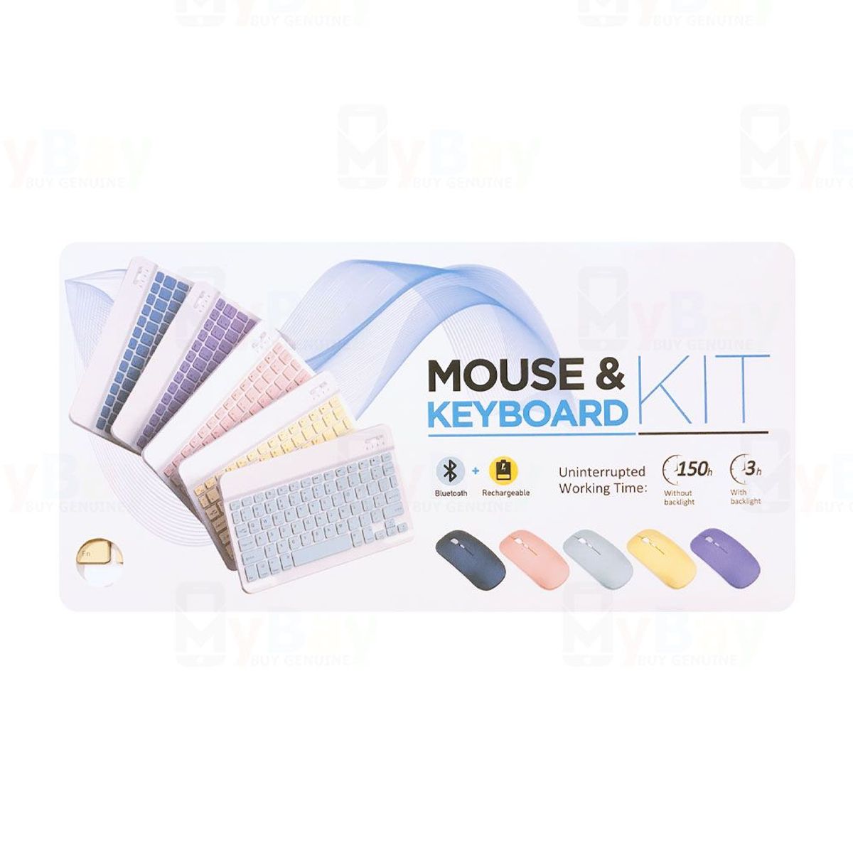 GENERICO - TECLADO Y   MOUSE   SUPER DELGADO  LILA