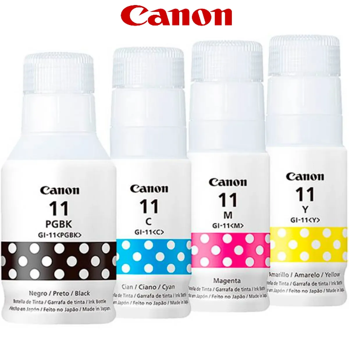 CANON - Tinta Canon GI-11 Pack x4 Colores CMYBK