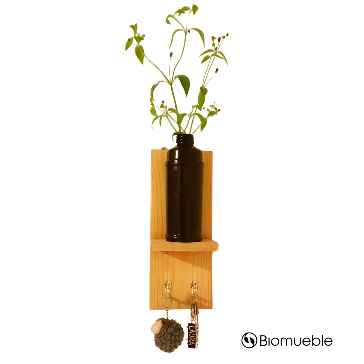 GENERICO - Porta llavero y macetero de palets reciclados