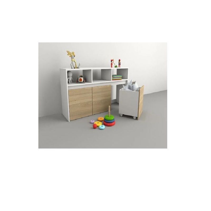 AMUEBLE - JUGUETERO de Melamine - ORGANIZADOR   * Teran*  Tiendas Amueble