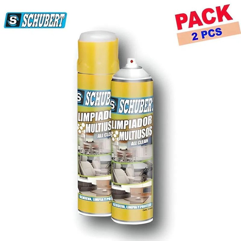 OEM - Pack x 2 Espuma Limpiadora Multiusos SCHUBERT 650ML
