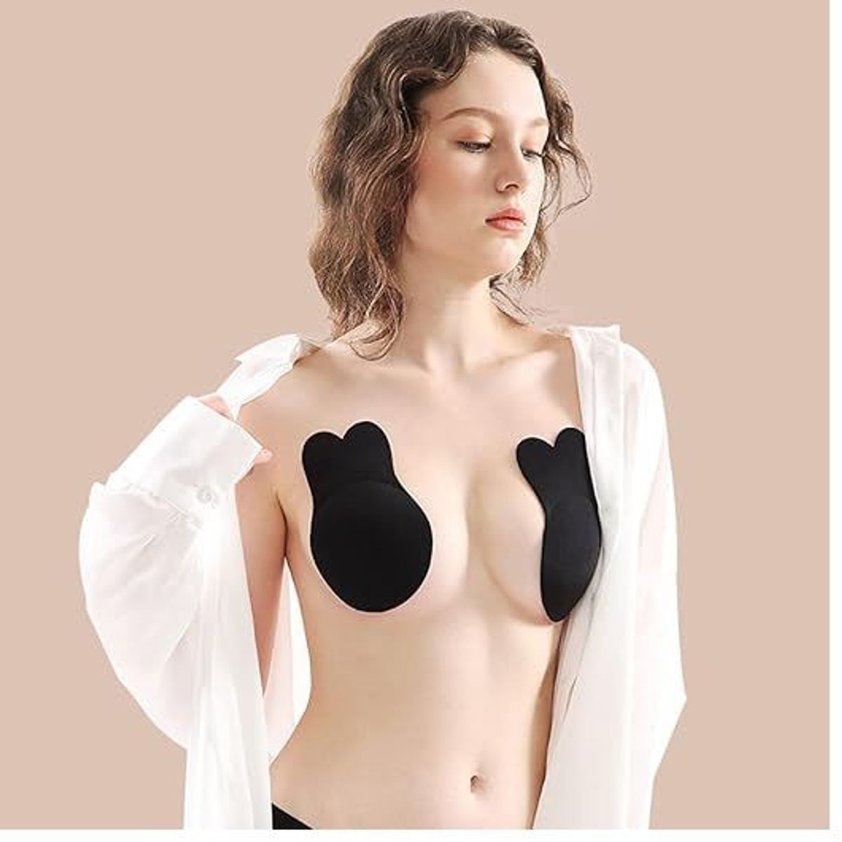 OEM - Pack x 2 Brasier Invisible Push Up orejas de Conejo Adhesivo