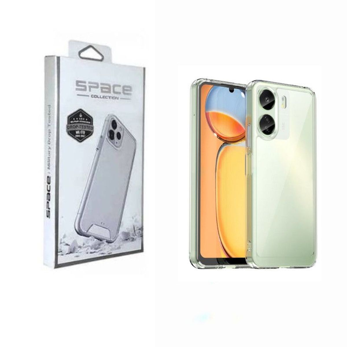 SPACE - Case Space Transparente Para Xiaomi Redmi 13C
