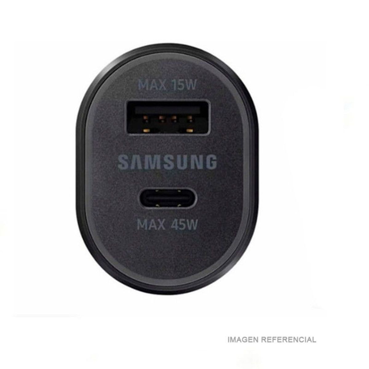 SAMSUNG - Cargador De Auto Samsung 45W Carga Rapida - Negro