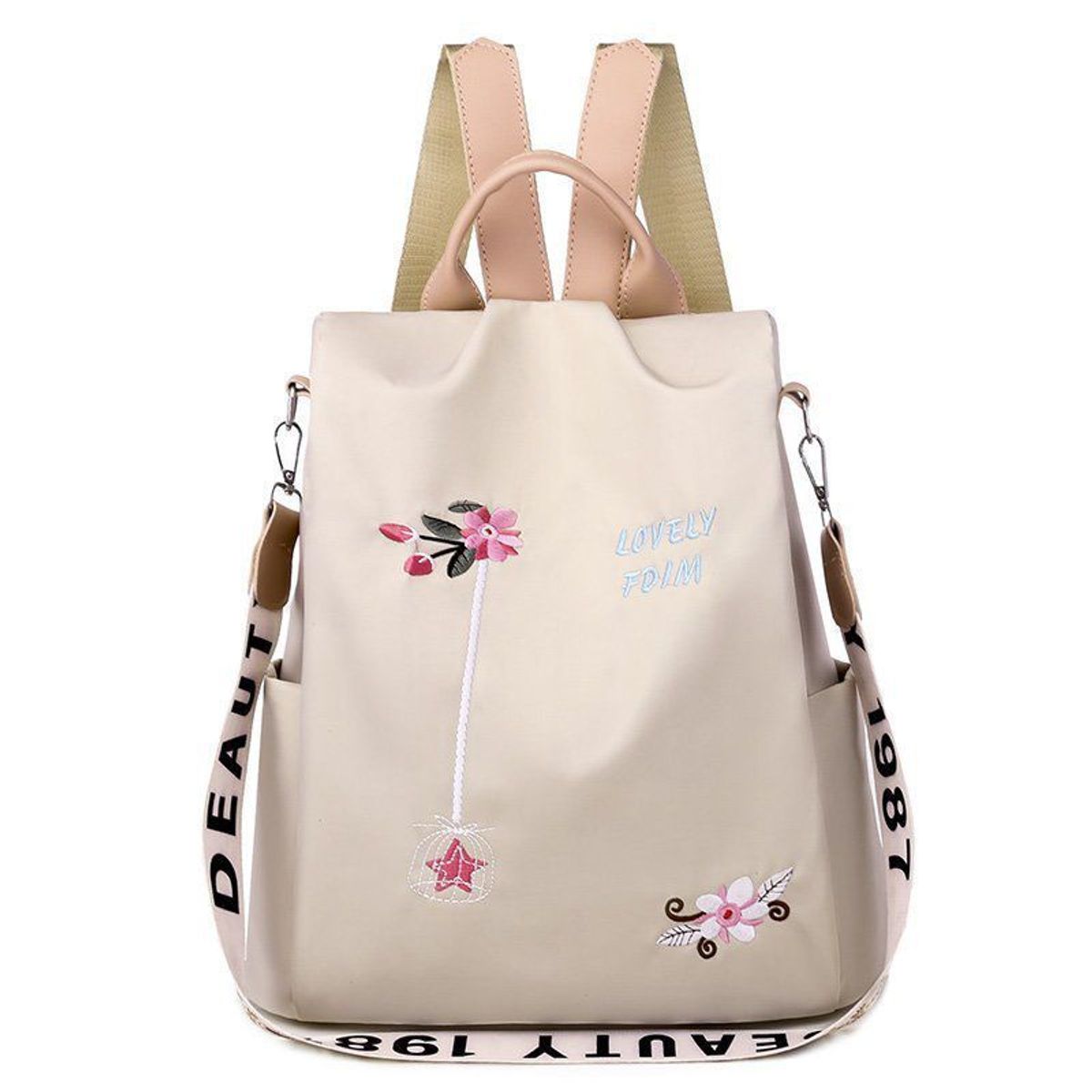 VATYERTY - Mochila impermeable simple Blanca