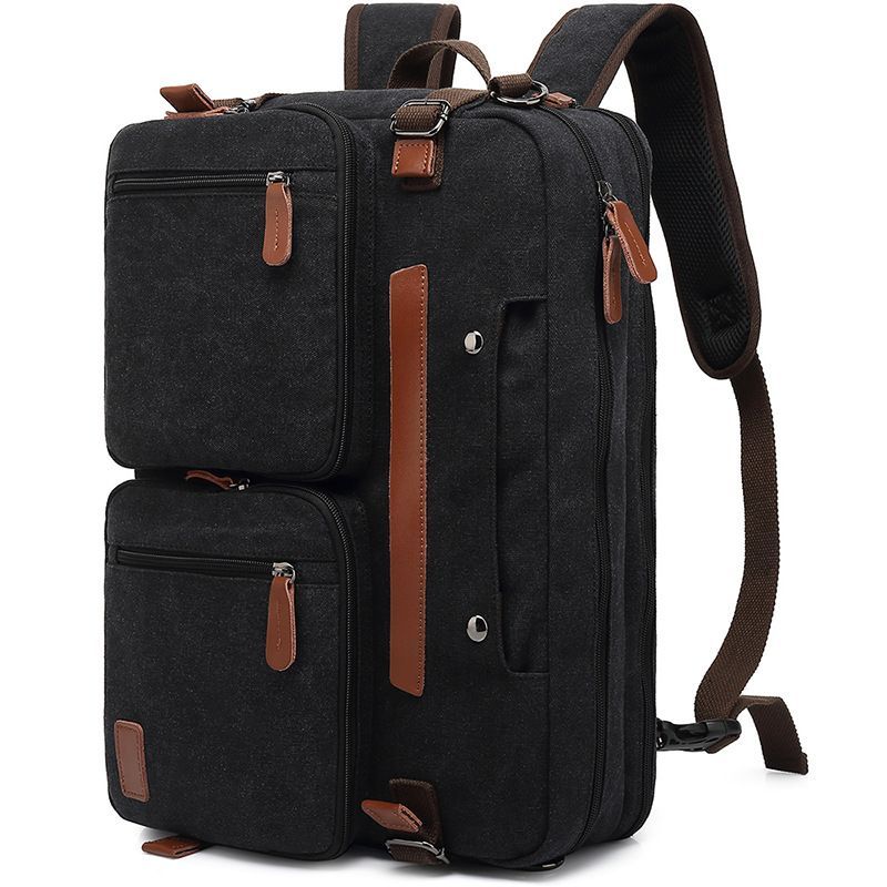 VATYERTY - Mochila para computadora 3 en 1 portátil para hombres Negro
