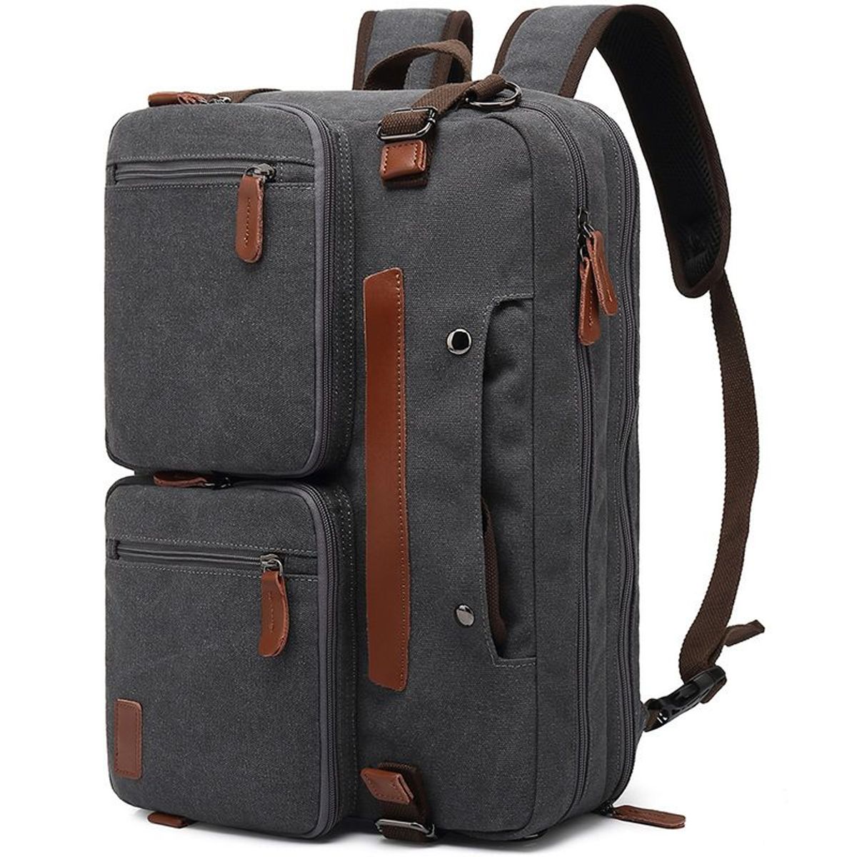 VATYERTY - Mochila para computadora 3 en 1 portátil para hombres Gris