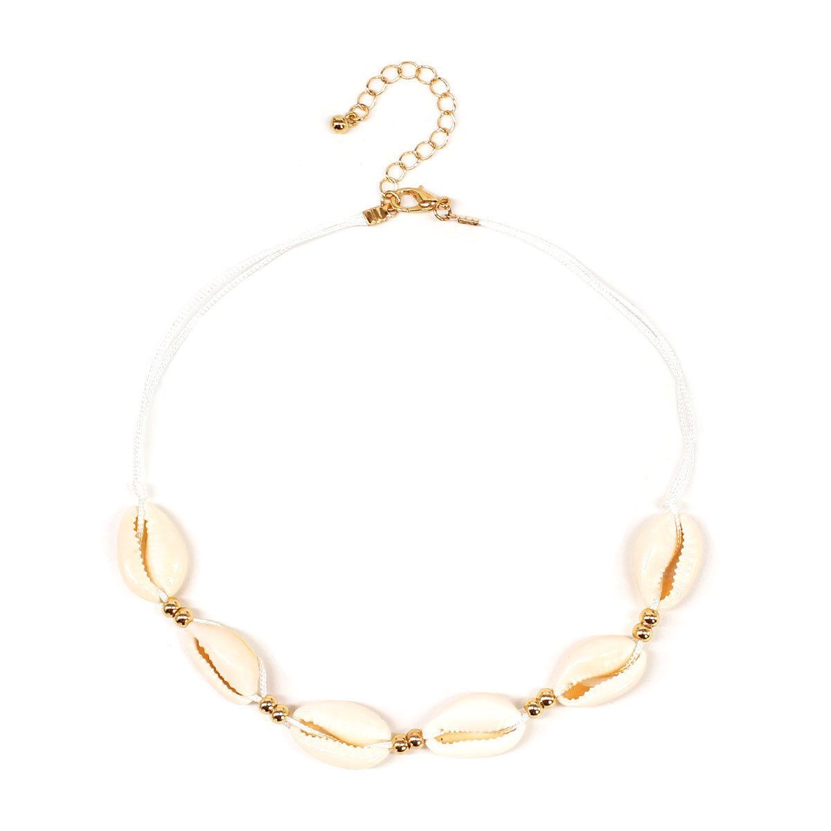 VATYERTY - Collar con concha y estrella de mar beige