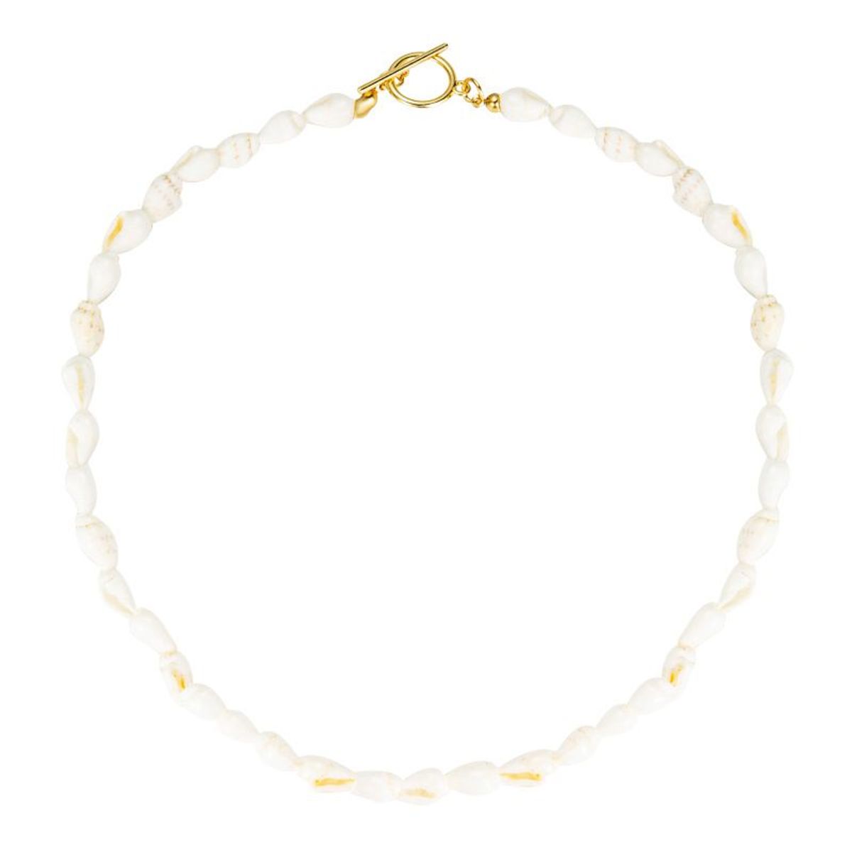 VATYERTY - Collar De Concha Con Cuentas beige