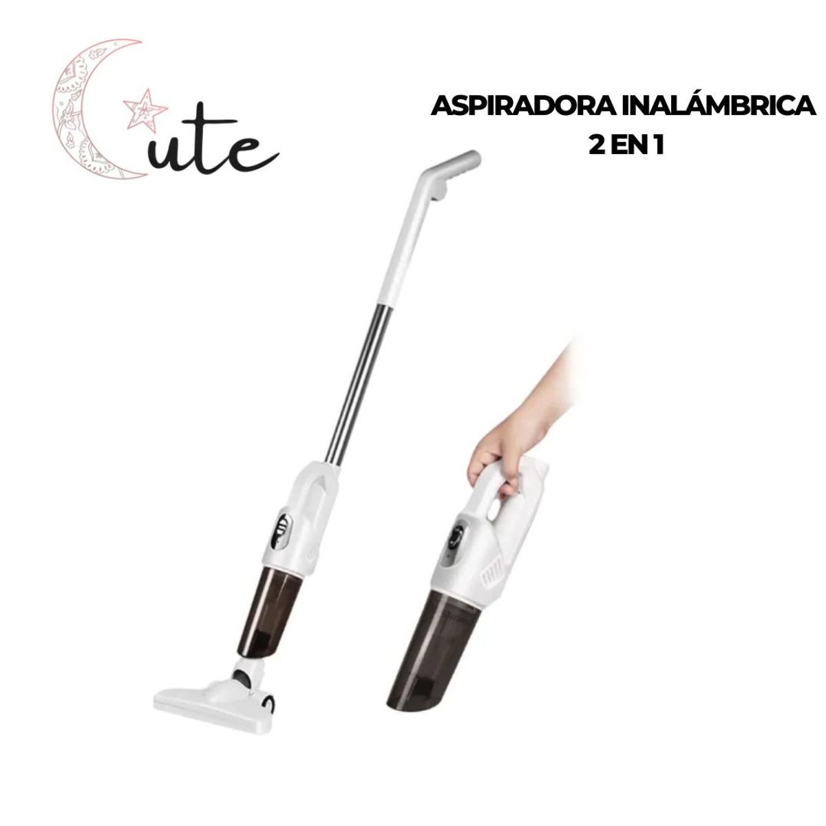 GENERICO - ASPIRADORA INALÁMBRICA 2 EN 1