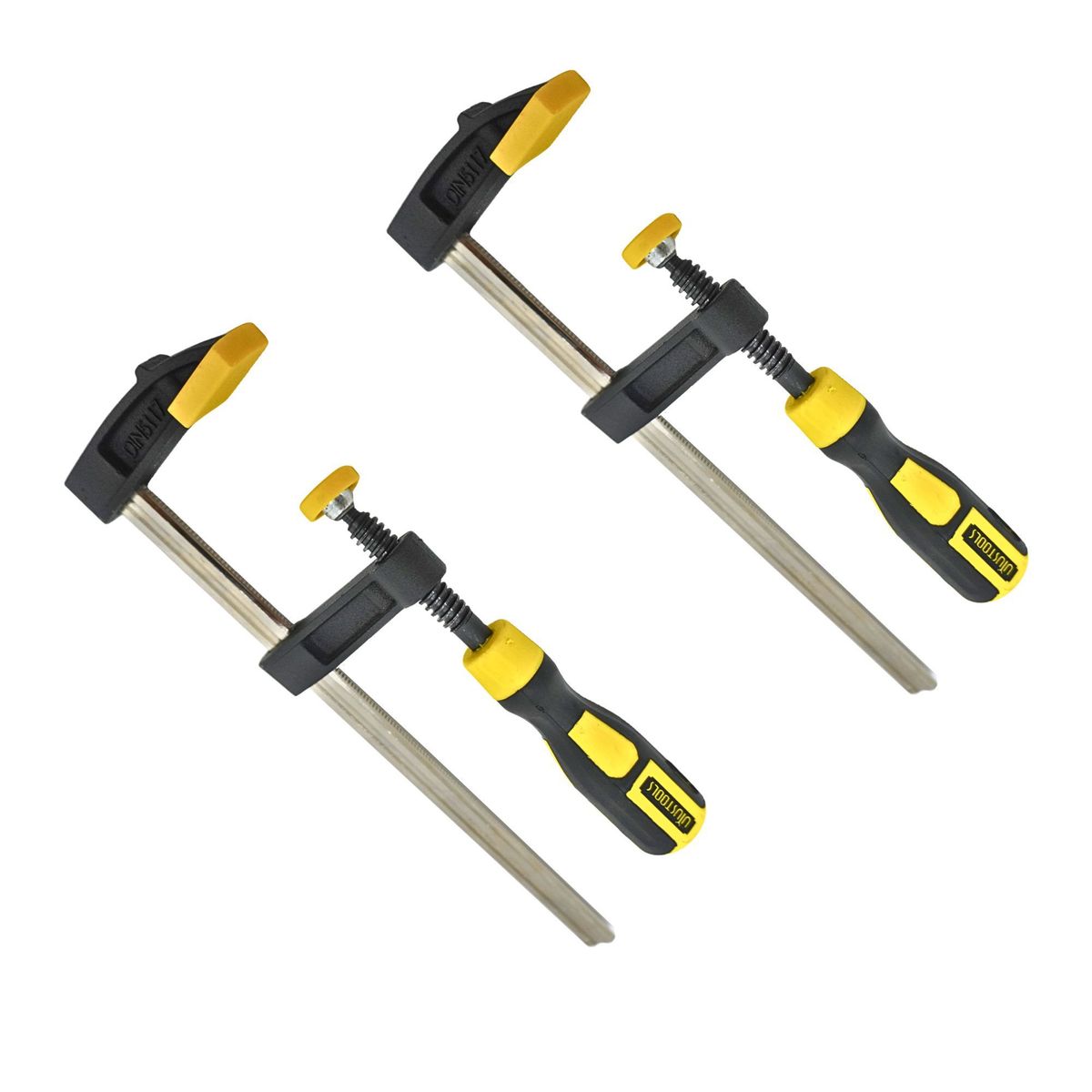 UYUSTOOLS - PACK x2 Prensa Sargento tipo F carpintero 50x200mm