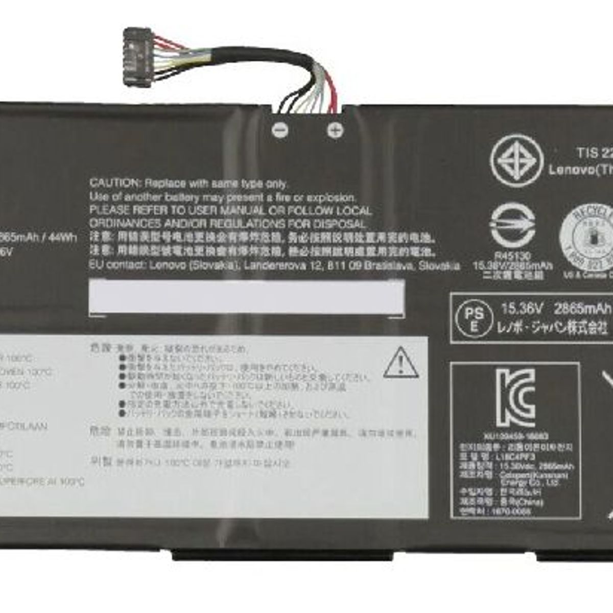 GENERICO - BATERIA PARA LENOVO L18C4PF3 L18M4PF3 55Wh 154V 4 CELDAS C340-14API