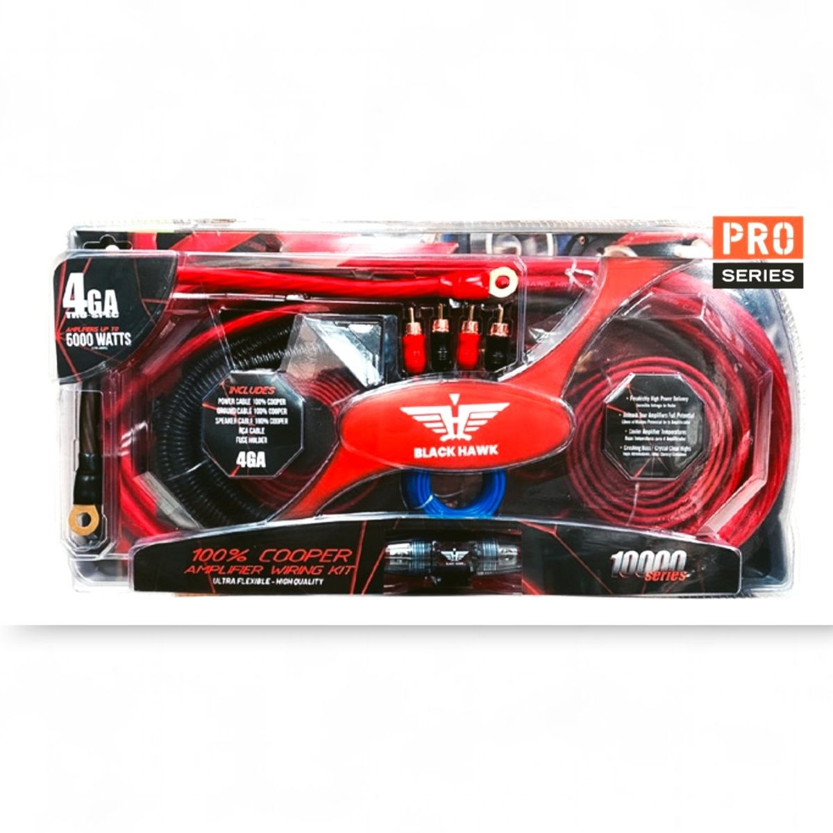 BLACK HAWK - Kit de cable o instalacion car audio 100% cobre BLACKHAW